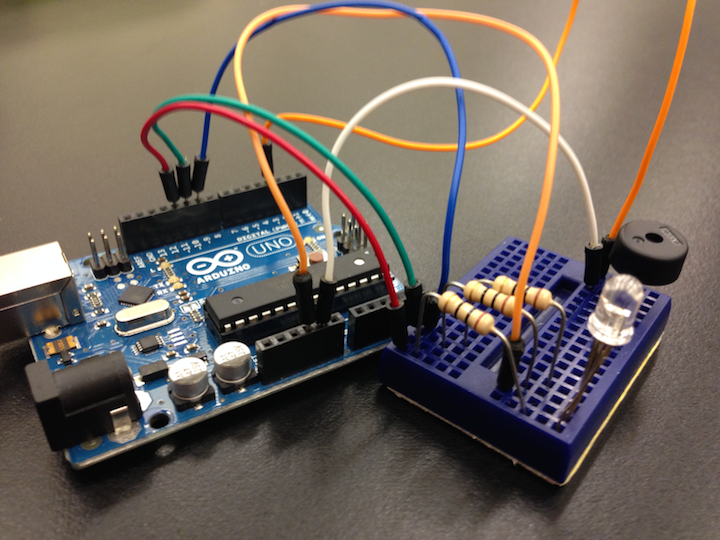 Arduino RGB LED and Piezo