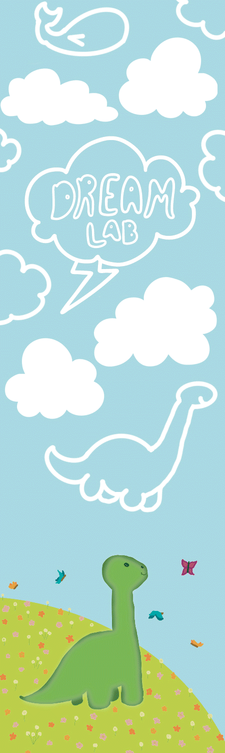 animated GIF of day to night lenticular bookmark design