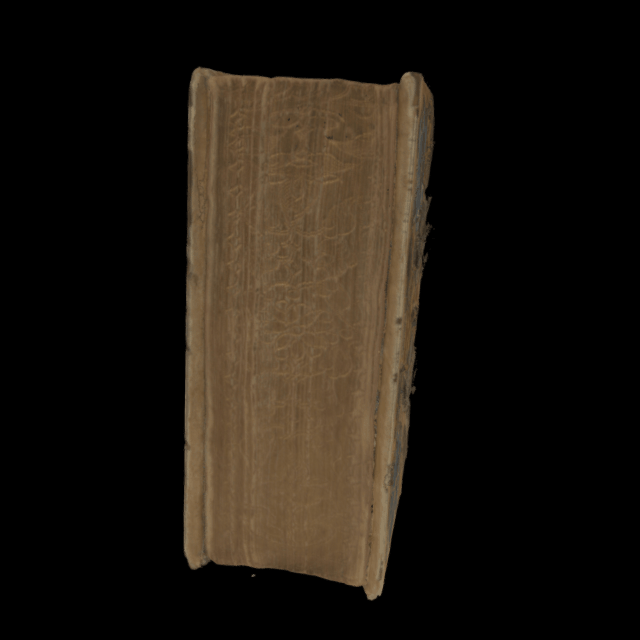 animated GIF of embroidered Dutch bible with gilt gauffered edges