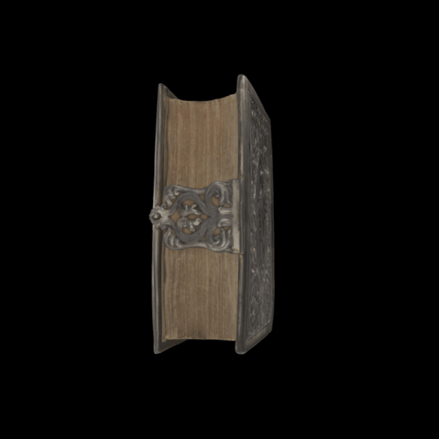 animated GIF of silver bible