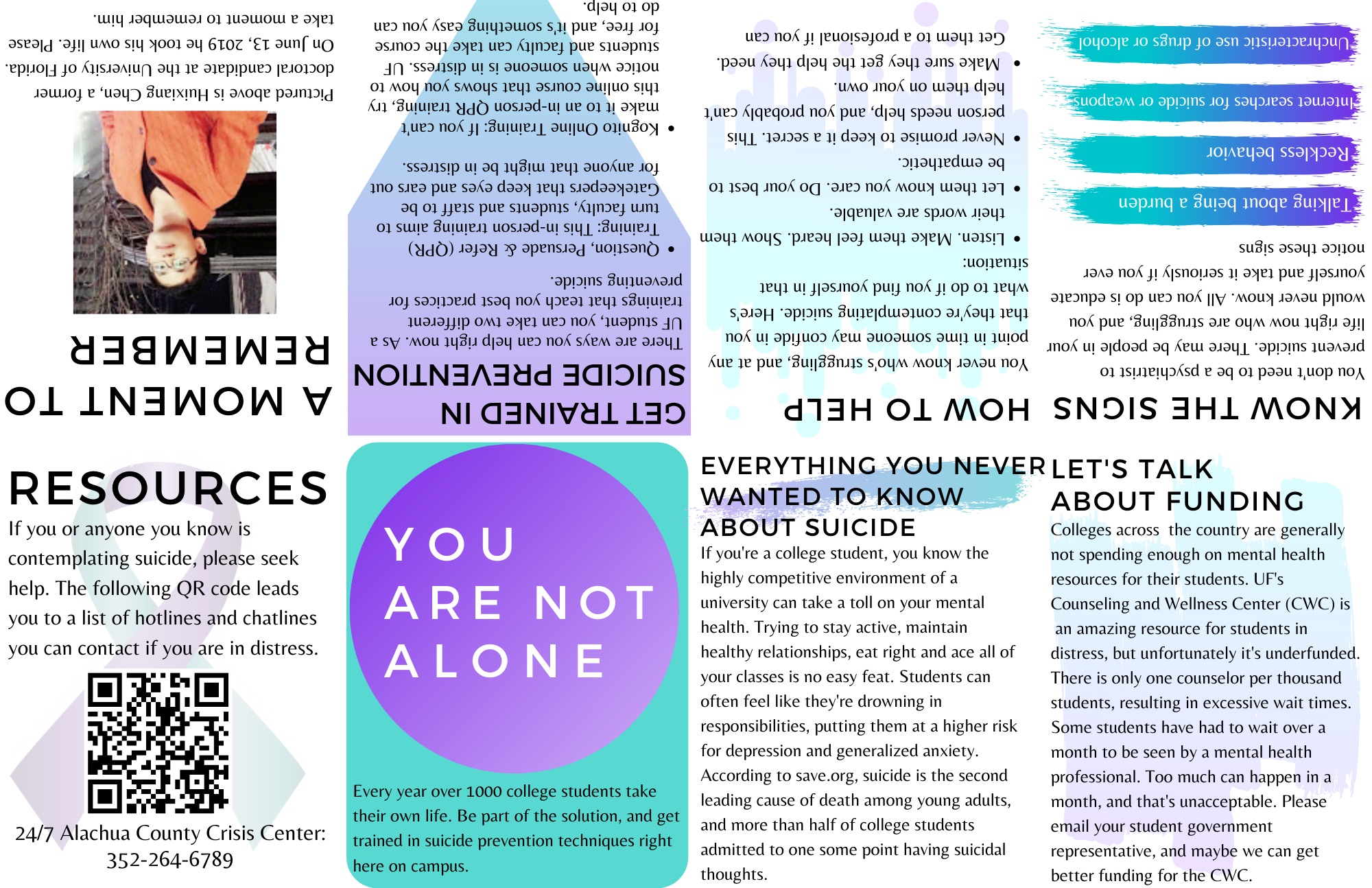 you are not alone zine image